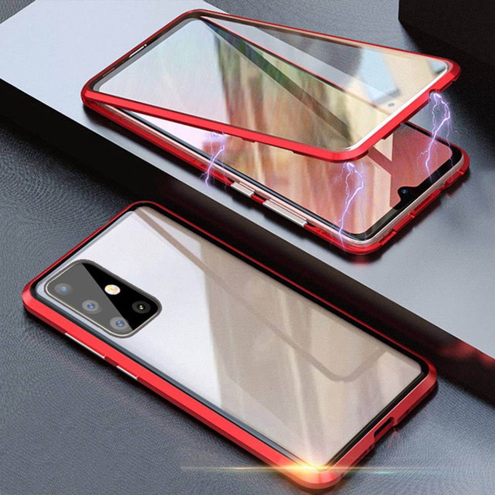 Bao da điện thoại tráng gương 2 mặt nắp lật từ tính cho Samsung Galaxy Note 20 Ultra 10 Lite Plus Note20