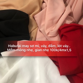 Vải habutai 25k/m khổ 1,5m