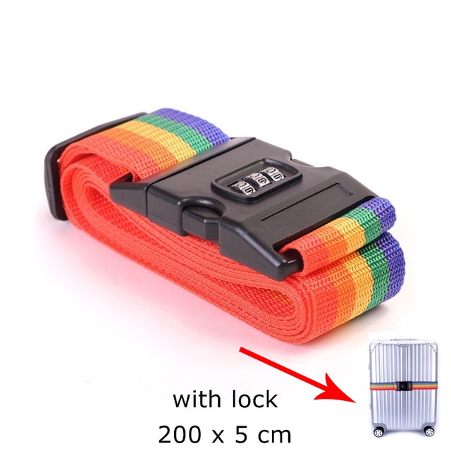 Dây Đai Có Khóa Mật Khẩu Cho Va Li Du Lịch