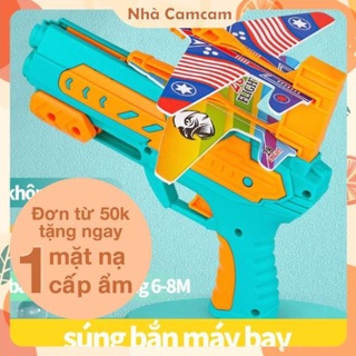 Súng Đồ Chơi Bắn Máy Bay Gồm 1 Súng và 4 Máy Bay, Siêu Bền, Phù Hợp Mang Đi Chơi, Nơi Không Gian Mở