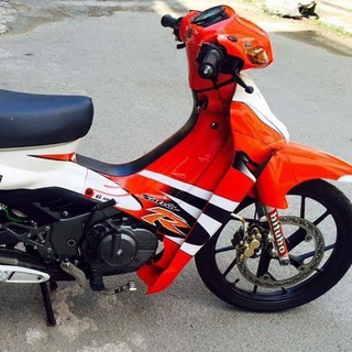 Tem Rời Suzuki Satria 2000 Trắng Đỏ Đen
