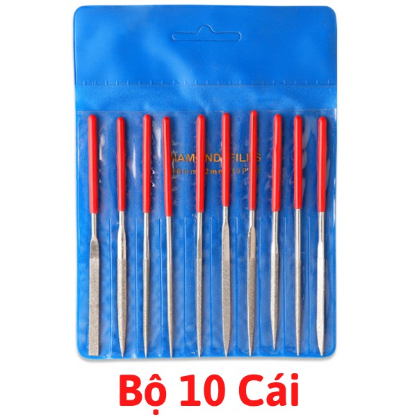 Bộ dũa chà nhám mô hình gundam 5 cây,10 cây bằng hợp kim cao cấp