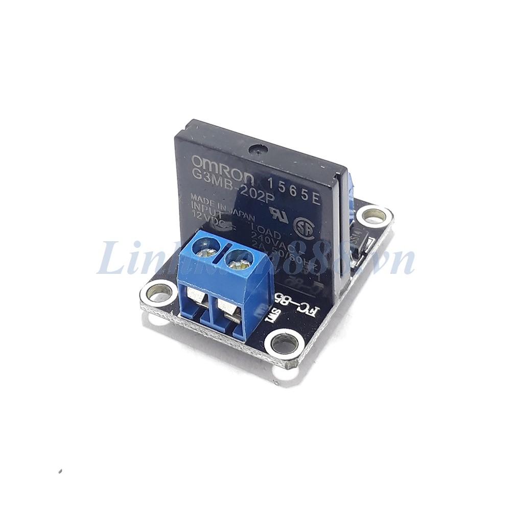 Module Relay Bán Dẫn Vào 12V Ra 250V 2A 1 Kênh