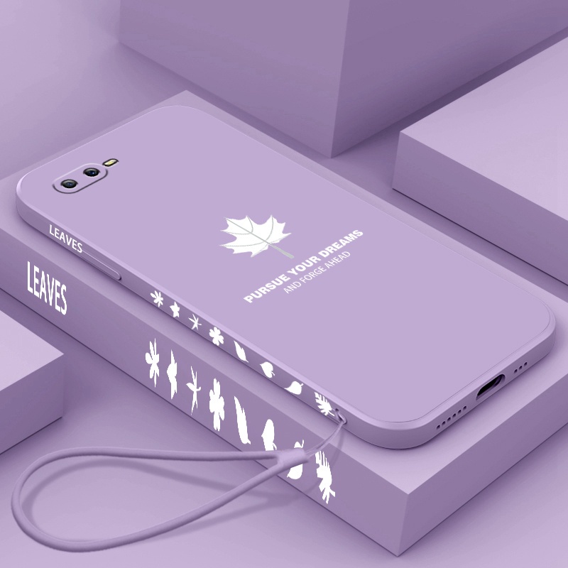 Ốp Điện Thoại Silicon Hình Lá Phong Cho OPPO A3S A53 A5S A7 A12 A12E A33 2020 A32 A55 A54 5G A74 5G A93 5G