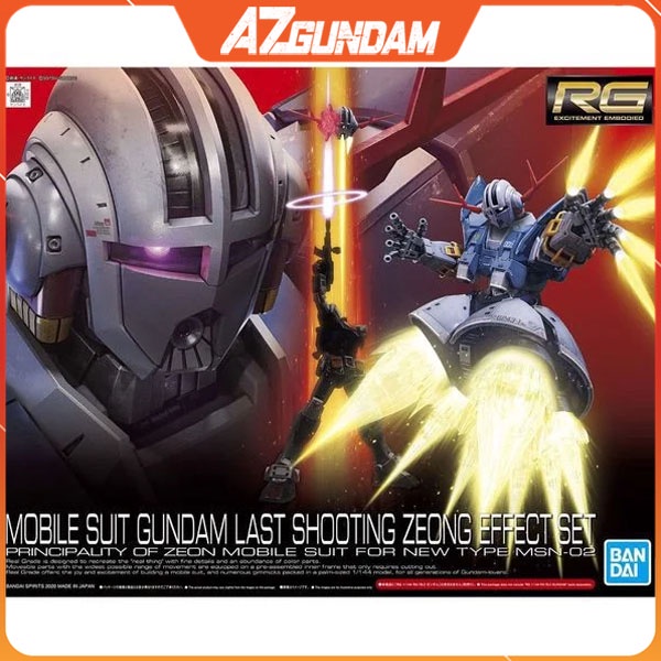 RG Mobile Suit Gundam Last Shooting Zeong Effect Set Mô Hình Nhân Vật Gundam Anime Model Kit Chính hãng Tỉ Lệ 1/144