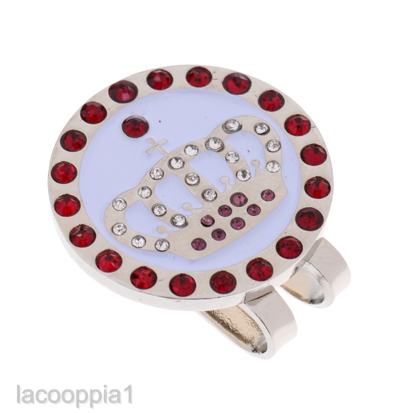 [Lacooppia1] Kẹp Đánh Dấu Bóng Golf Phong Cách Độc Đáo Có Thể Tháo Rời