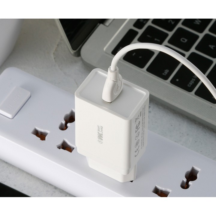Củ Sạc Chính Hãng, Củ Sạc Nhanh Điện Thoại, Củ sạc Nhanh QC 3.0 WK Design WP-U62