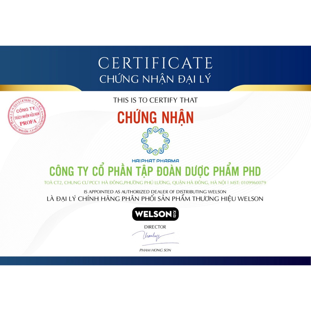 Welson For Women Cải Thiện Nội Tiết Tố Nữ, Tăng Sinh Lý Nữ, Làm Đẹp Hộp 60 Viên