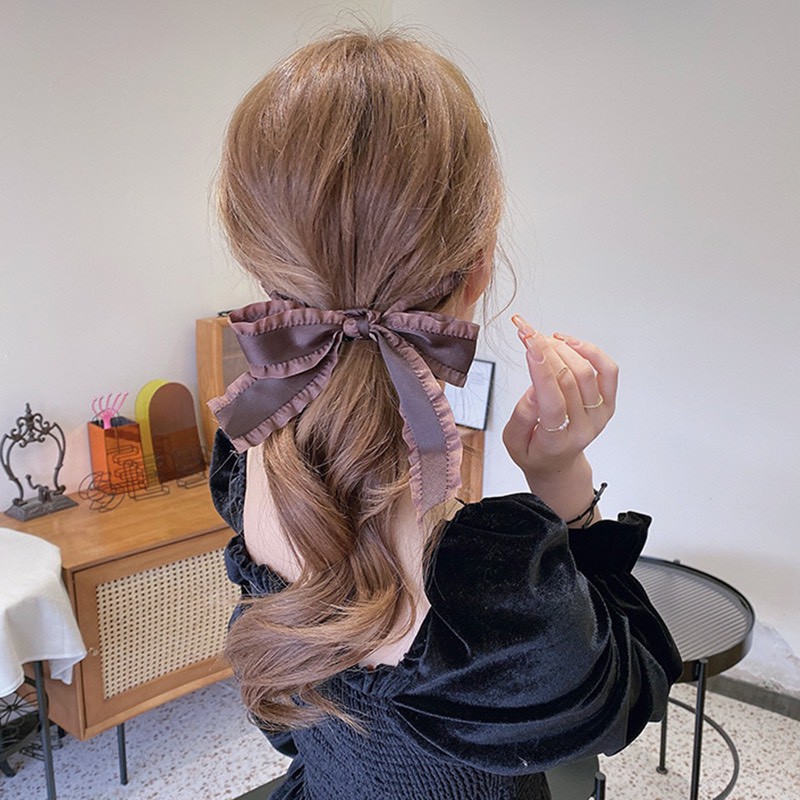 Băng đô cài tóc nữ có dây dài phong cách cổ trang xu hướng DOLLY SECRET 308