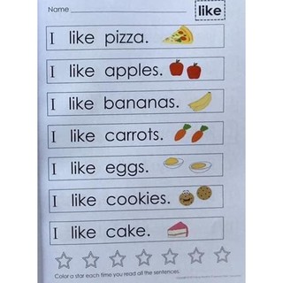 Combo sight word 4c ( kèm file nghe)