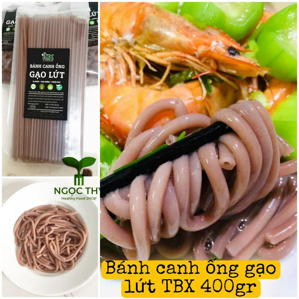 Bún phở nui bánh canh ống làm từ gạo lứt Tinh Bột Xanh gói 400gr ăn eatclean healthy