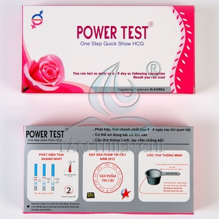 Que thử thai nhanh hCG Powertest hộp 1 test TT