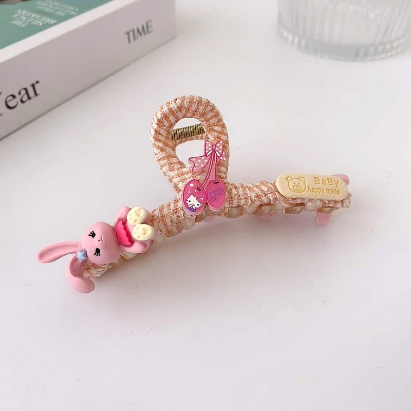 Kẹp Tóc Cỡ Lớn Hình Gấu/Dâu Tây Dễ Thương Thời Trang Mùa Hè Cho Nữ