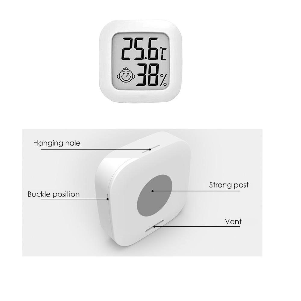 Máy Đo Nhiệt Độ Và Độ Ẩm Màn Hình LCD Kỹ Thuật Số