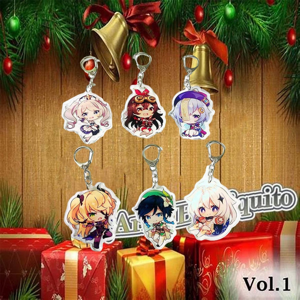 Móc Khóa Nhựa Acrylic Hình Nhân Vật Hoạt Hình Anime