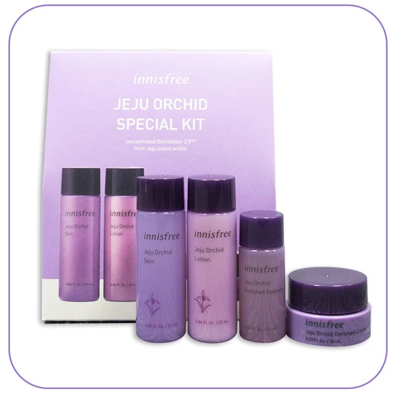 Bộ Kit dưỡng da ngăn ngừa lão hóa Innisfree Orchid Special Kit(4 items)