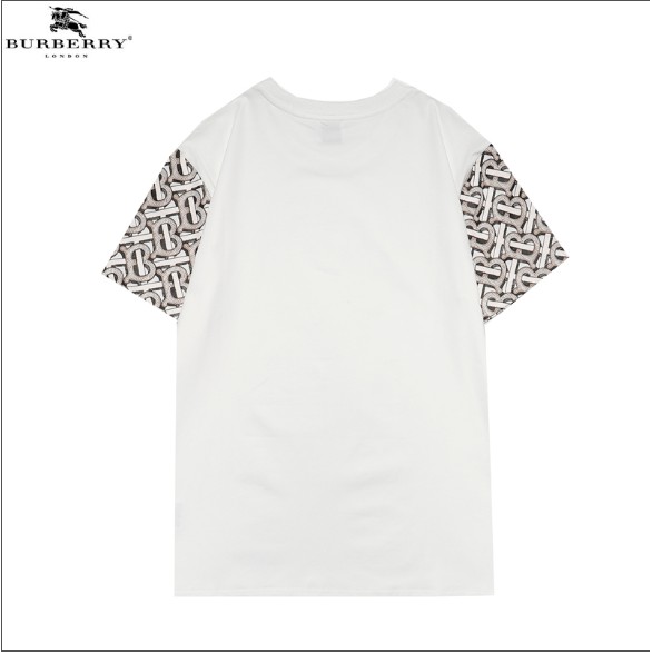 Áo Thun Cotton Tay Ngắn In Họa Tiết Burberry Thời Trang Cho Nam Và Nữ | BigBuy360 - bigbuy360.vn
