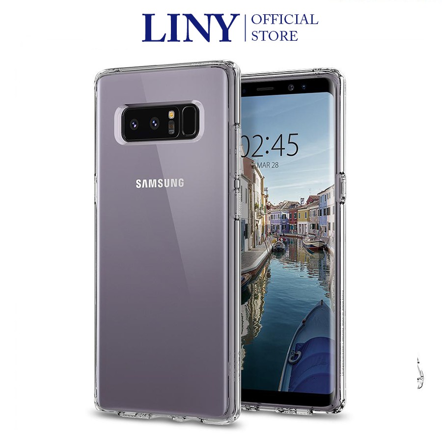 Ốp điện thoại trong suốt Samsung Note 8 Note 9 Note 10 Note 10 Plus Note 20 Note 20 Ultra chống sốc không ố màu