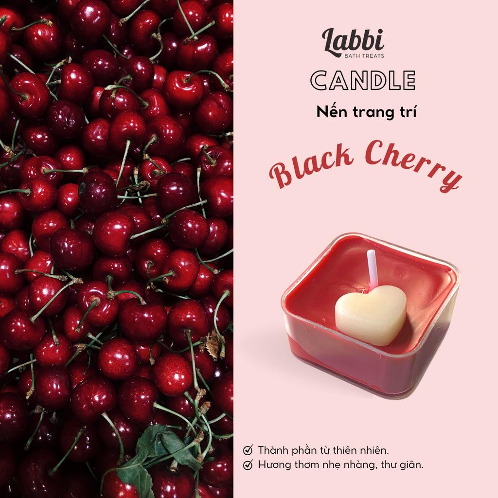 BLACK CHERRY CANDLE  Nến trang trí / Candle / Nến vuông