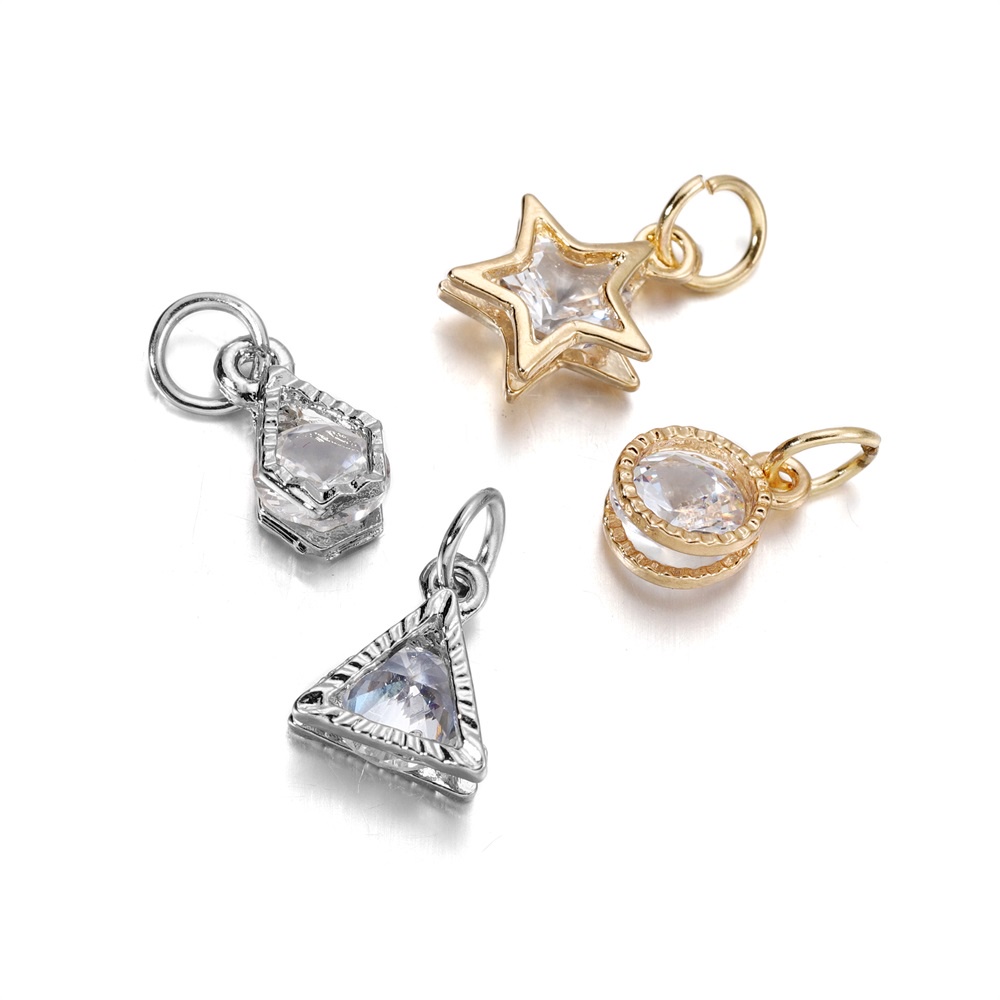 St.Kunkka 5 cái Bướm Tình Yêu Trái Tim Hoa với Mặt Dây Chuyền Kim Cương Phụ Kiện Vòng Cổ