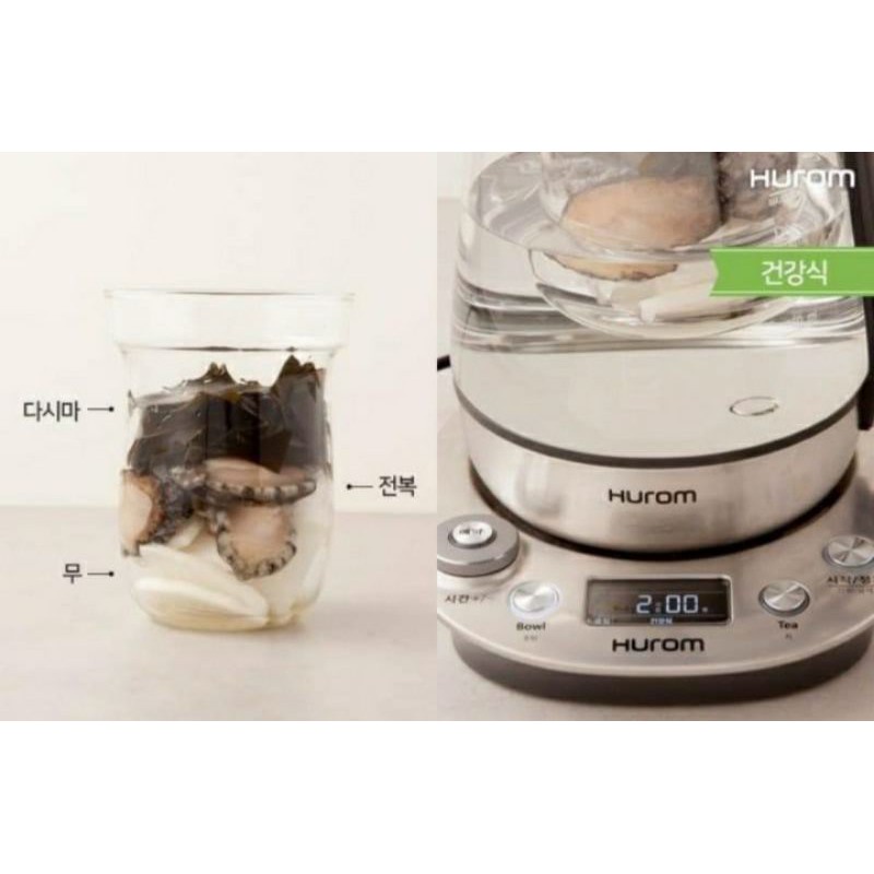 BH 12T- Ấm chưng yến pha trà Hurom tea master TM P02FSS