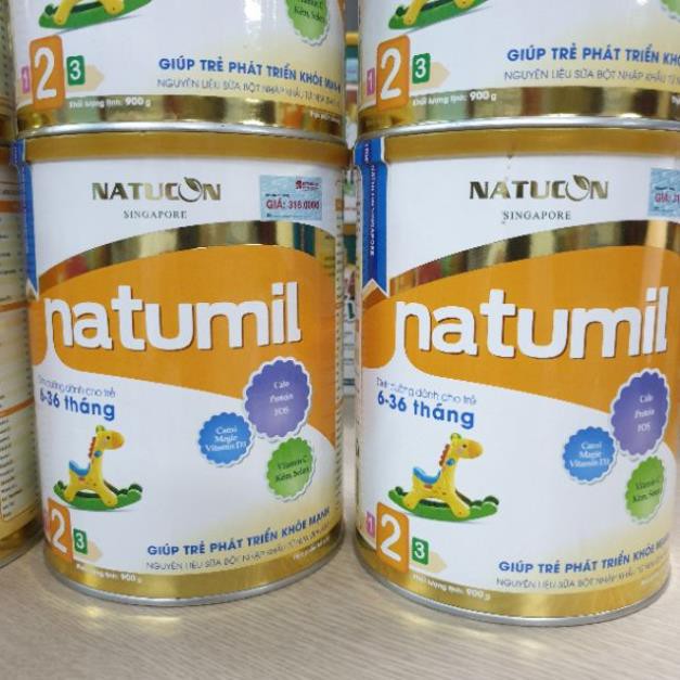 [Mã 267FMCGSALE giảm 8% đơn 500K] Combo 3 lon Sữa Natumil số 2 900g