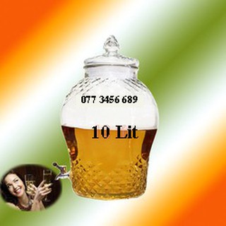 Bình ngâm rượu thủy tinh kim cương 10 lít ( thông tin từ nhà sản xuất )