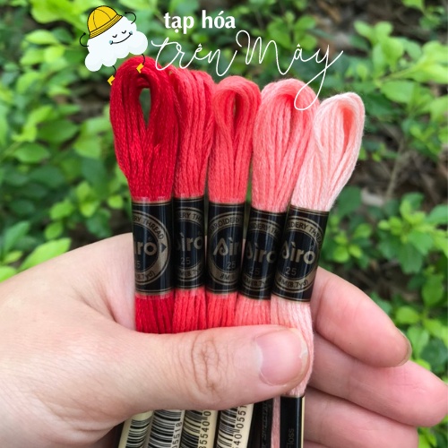 SET CHỈ THÊU COTTON AIRO THEO TONE MÀU