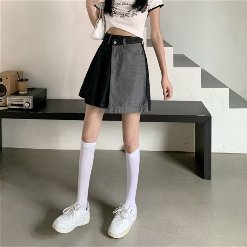 Chân Váy Denim Thiết Kế Độc Đáo Thời Trang Mùa Hè Quyến Rũ Cho Nữ