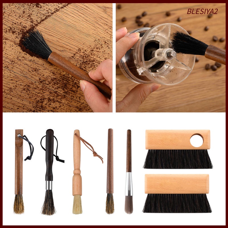 Bàn Chải Vệ Sinh Máy Xay Cà Phê Cán Gỗ Blesiya2