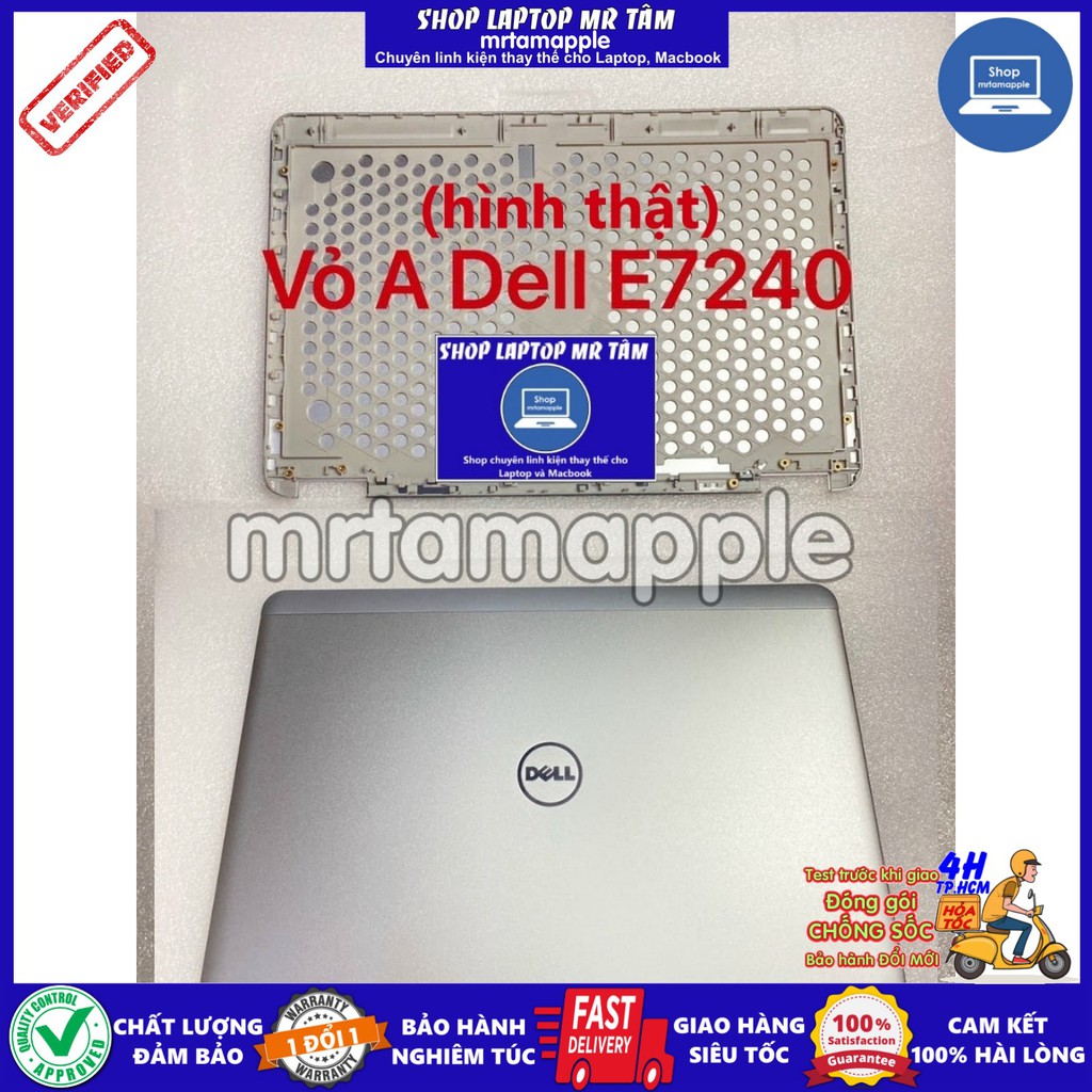 (COVER) VỎ A CAPO (LƯNG MÀN HÌNH) LAPTOP DELL E7240 dùng cho Latitude E7240