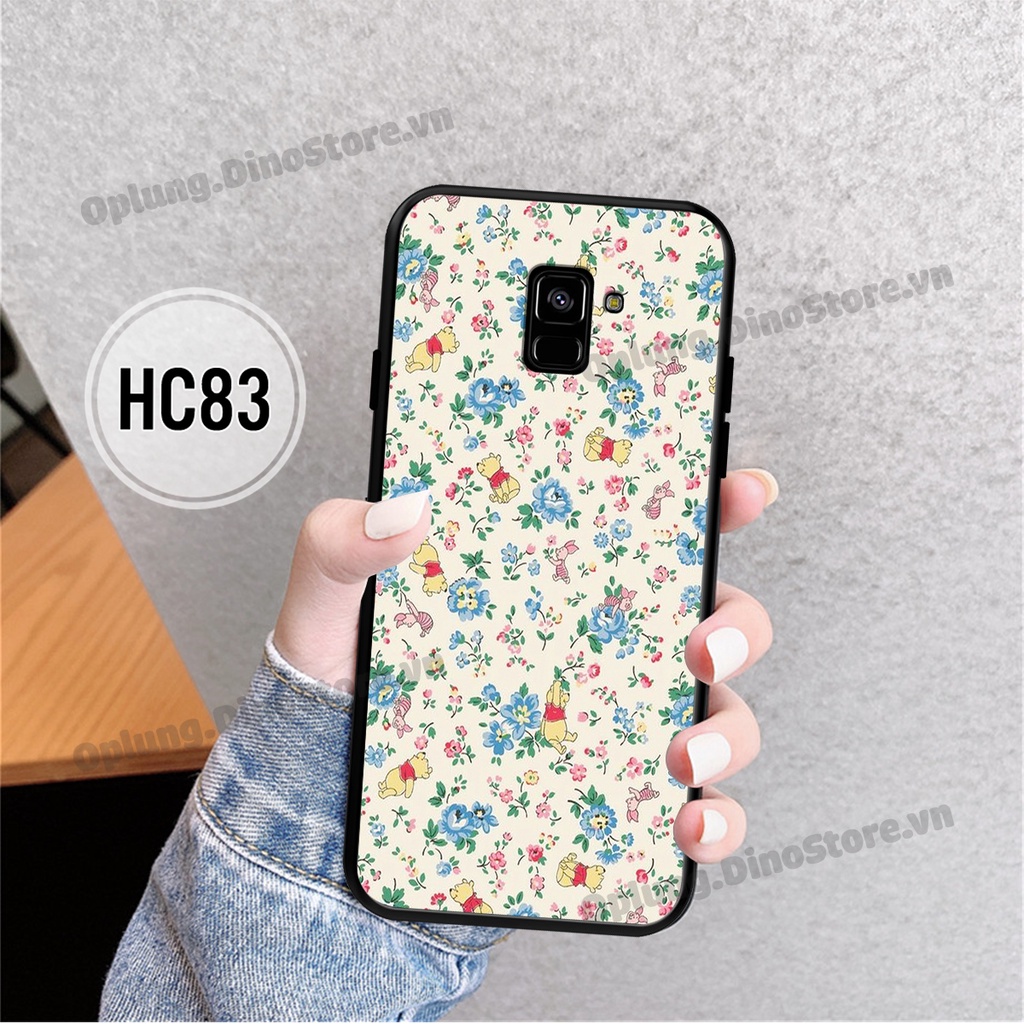 Ốp lưng Samsung A6 2018/A8 2018/J6 2018/A8+/A8 Plus in hình hoa nhỏ basic dễ thương dáng bo viền bảo vệ camera bền đẹp.