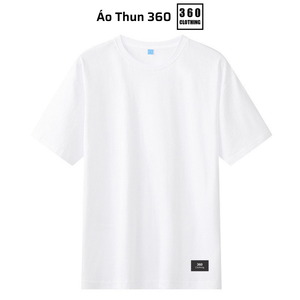 Áo thun trơn 360 Clothing vải cotton phông co giãn 4 chiều basic unisex nam nữ