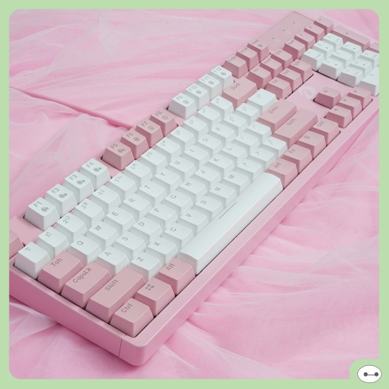 Bàn phím cơ DareU EK1280S Pink White