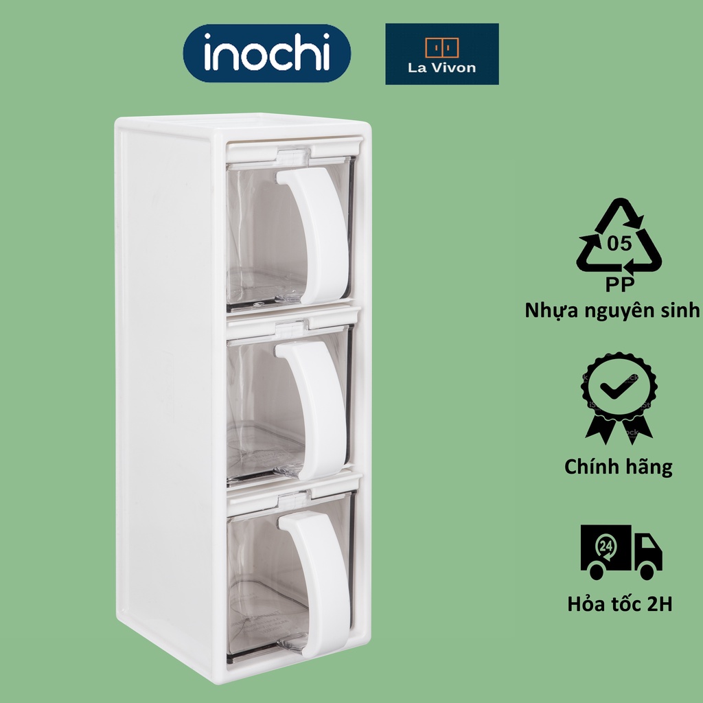 Bộ gia vị nhà bếp Yoko tiện lợi, chống côn trùng, hạn chế chảy nước. GIAO MÀU NGẪU NHIÊN