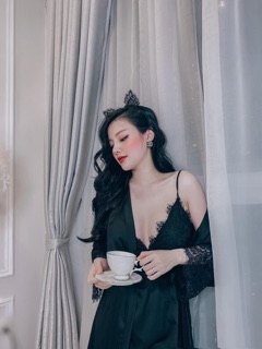 SET ĐỒ NGỦ ÁO CHOÀNG LỤA