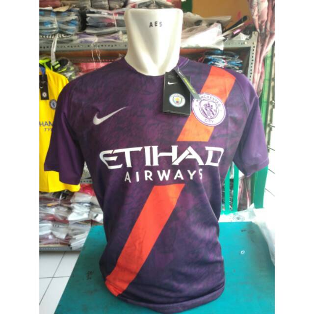 Áo Thun Jersey Manchester City 3rd 2018 / 2019