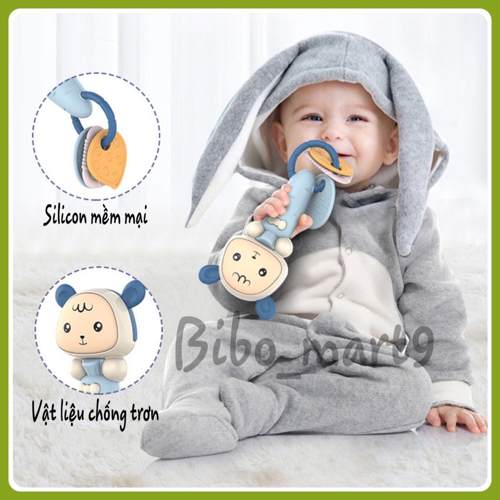 Đồ chơi cho bé gặm nướu có phát nhạc nhựa ABS cao cấp và silicon mềm mại babyland