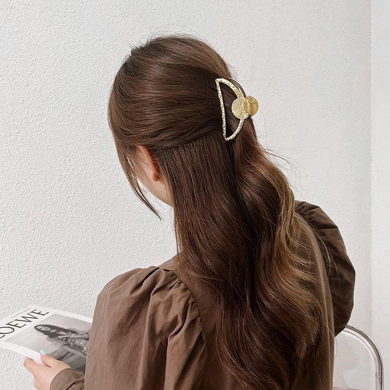 [12 MẪU] kẹp tóc kim loại đa hình kiểu hàn quốc 7cm xinh cá tính (KT107)