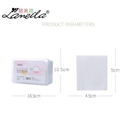 Bông tẩy trang Lameila hộp 1000 miếng | BigBuy360 - bigbuy360.vn