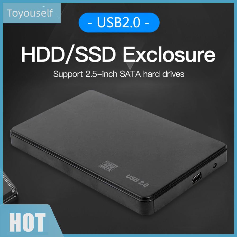 Hộp Nhựa Đựng Ổ Cứng 3tb Usb 2.0 / 3.0 2.5 Inch Sata Ssd Hdd