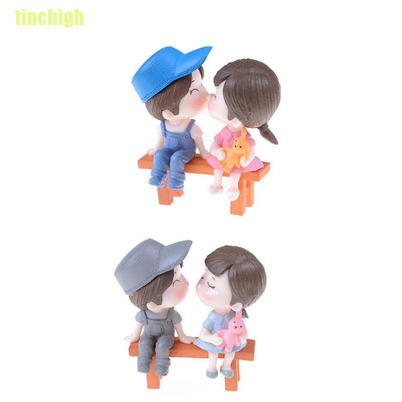 Set 3 Mô Hình Cặp Đôi Mini Trang Trí Tiểu Cảnh / Nhà Búp Bê