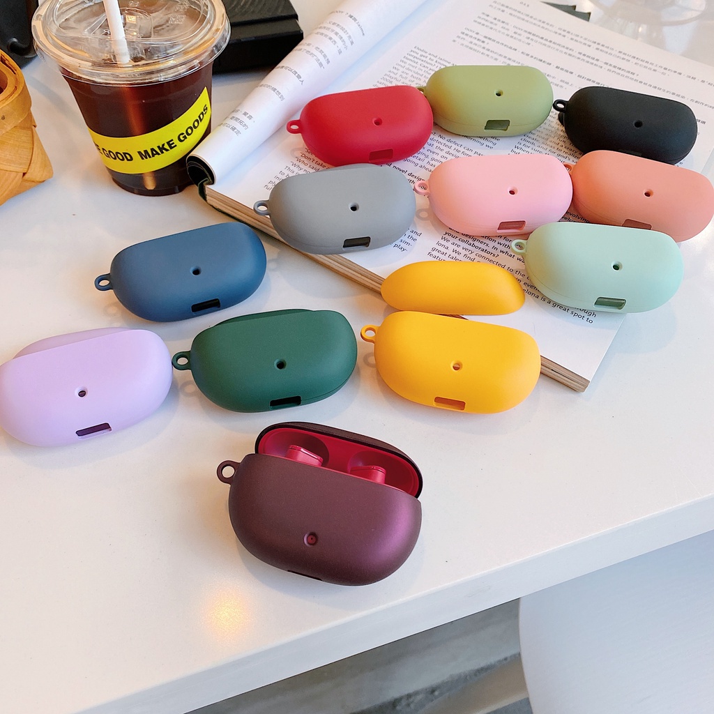 Vỏ Bảo Vệ Hộp Sạc Tai Nghe Bluetooth Không Dây Beats Studio Buds / Studio Buds + Màu Trơn Chống Sốc