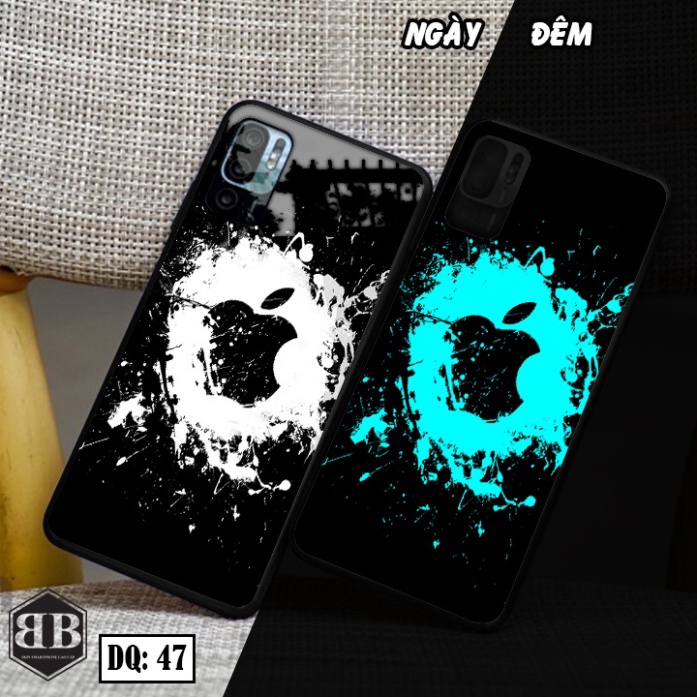 Ốp lưng kính Dạ Quang Xiaomi Redmi Note 10 5G phát sáng trong đêm ngầu,chất