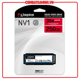 Ổ Cứng SSD Kingston NV1 250GB M.2 NVMe PCIe 3.0 2100/1100 MB/s Hàng Chính Hãng