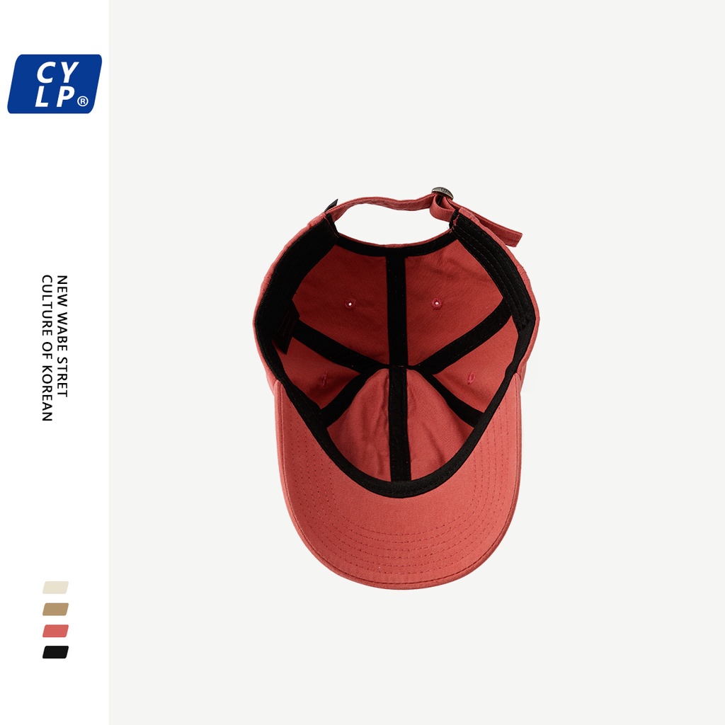 Nón Lưỡi Trai Mềm Thêu Chữ Tiếng Anh Phong Cách Đường Phố Hàn Quốc