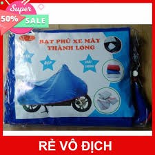 HOT! Bạt phủ xe máy Thành Long,Bạt che phủ xe máy Thành Long 2 lớp, siêu bền, đẹp 1022