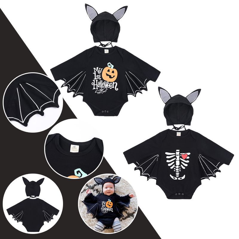 Bộ Đồ Hóa Trang Con Dơi Dành Cho Bé Trai Và Bé Gái Trong Ngày Halloween