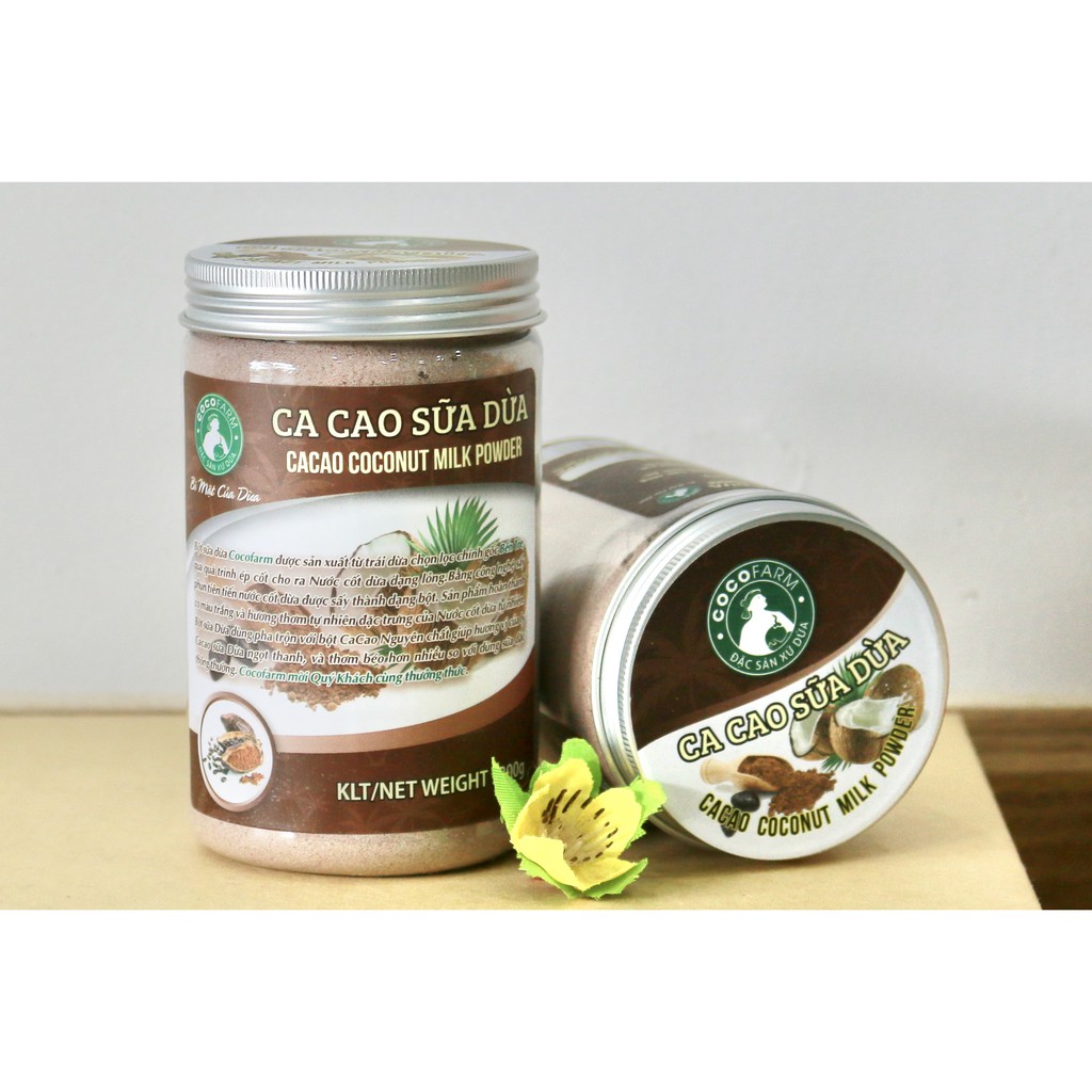 Bột CACAO Sữa Dừa Cocofarm