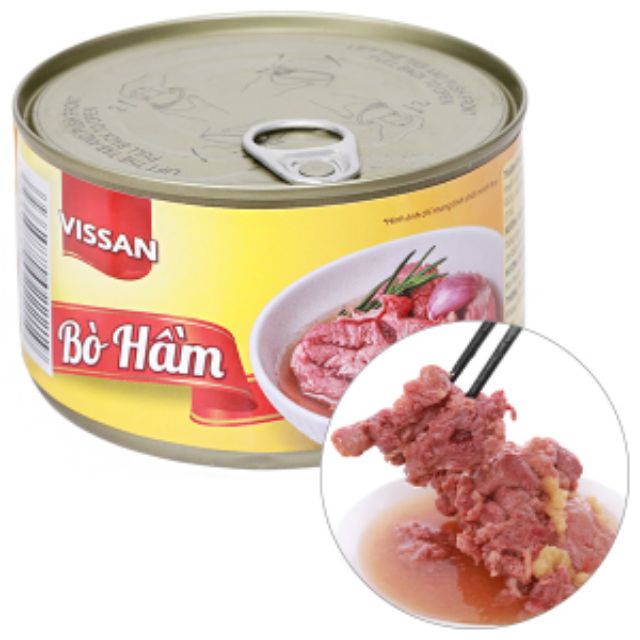 Bò Hầm Vissan Hộp 150g Chuẩn Hàng Việt Nam Chất Lượng Cao